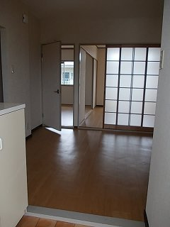 コーポあづまⅡの玄関