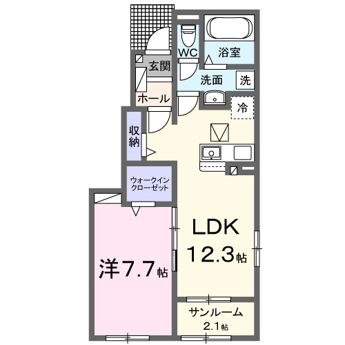 レオグレイスⅡの間取り