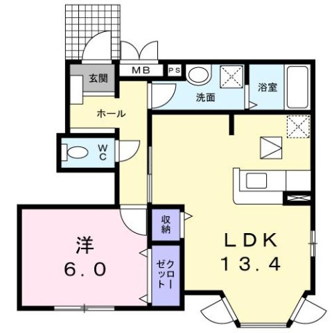 サンフラワーエミの間取り