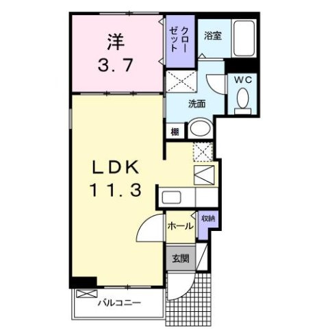 プラシードⅢの間取り
