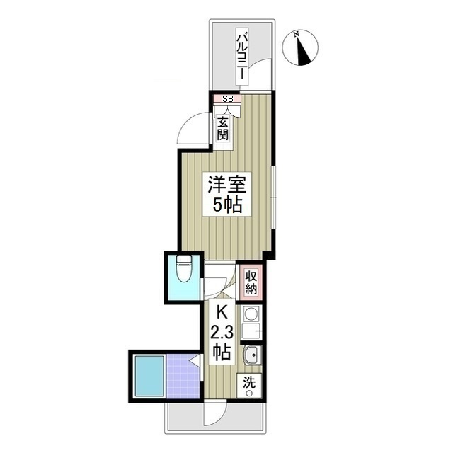 MELDIA四ツ木の間取り