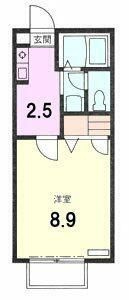 リリ弐番館の間取り