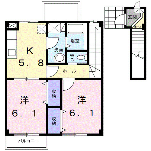 エーデルの間取り