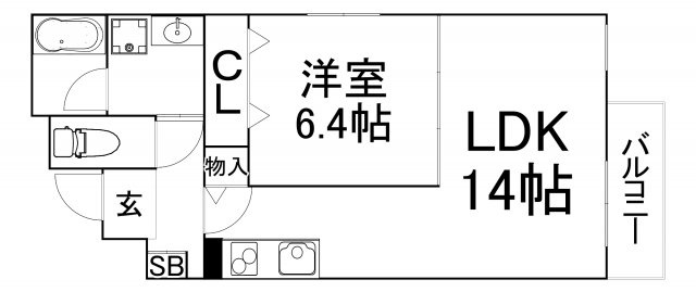 【間取り】 | ヴァンヴェール楠根