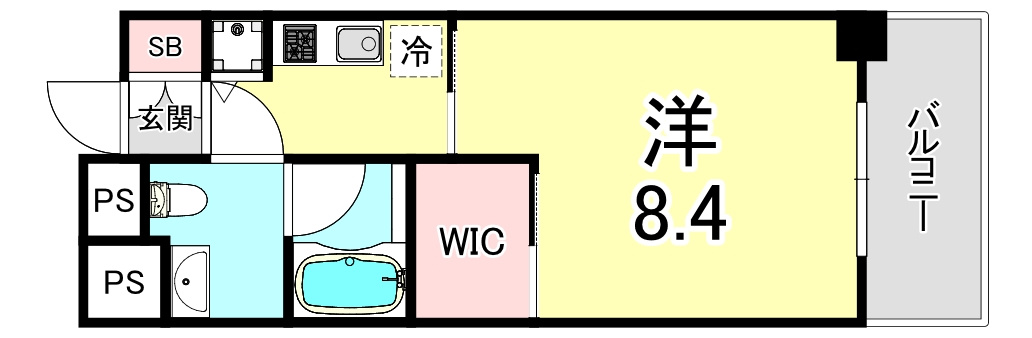 ベルファース尼崎の間取り