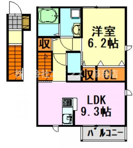 【間取り】 | ベルフォーレ千葉寺