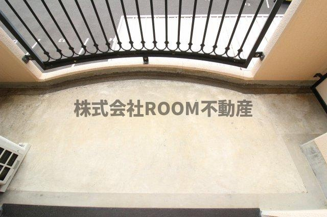 サンライズ金田のバルコニー|暖かな日差しのふりそそぐバルコニー
