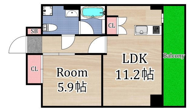 【間取り】 | アクエルド緑地公園