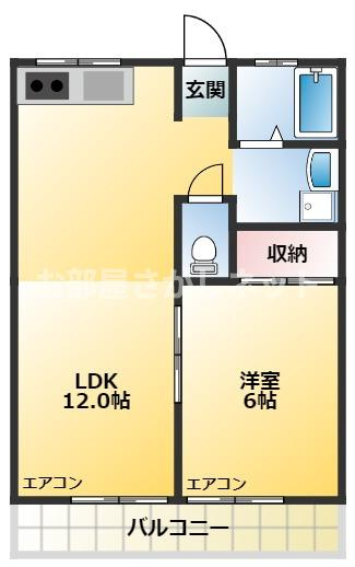 シティハイム西台Ａ【おとり物件なし】#学生・社会人にオススメ！初期費用分割払いOK！の間取り