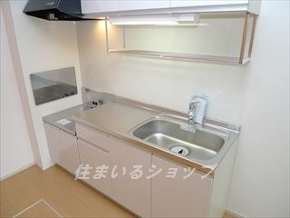 ガーデンハウスのキッチン|浄水器一体型シャワー水栓