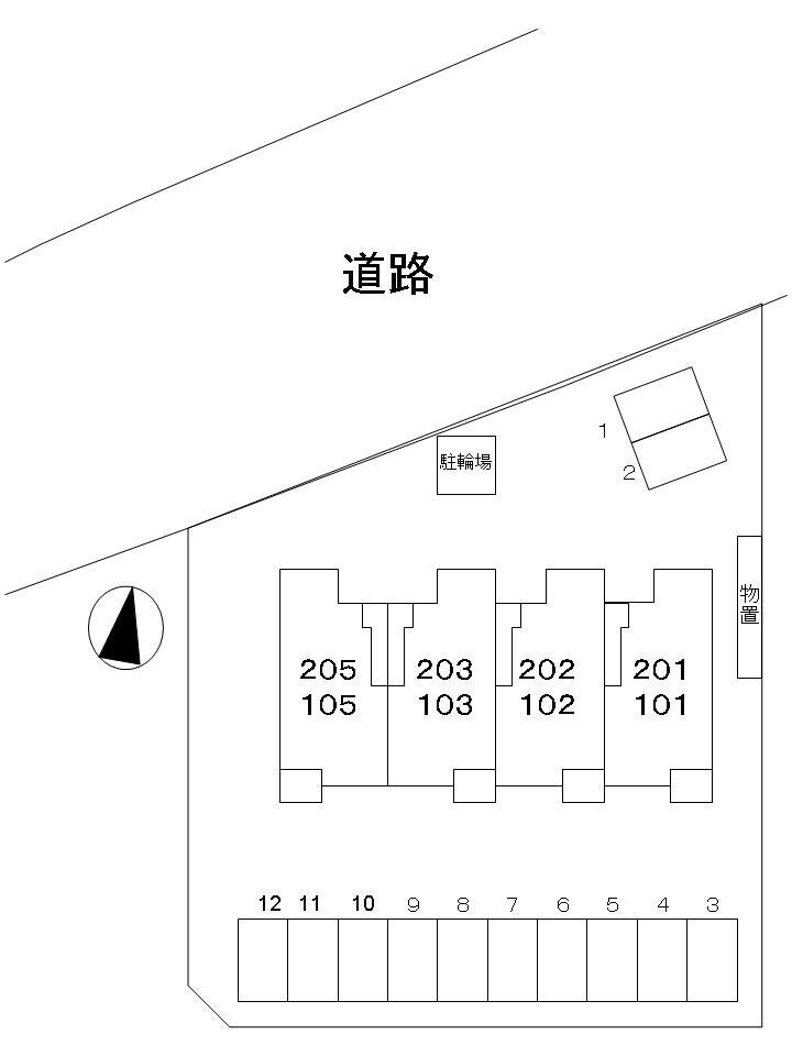 グラン　オリーゴの区画図