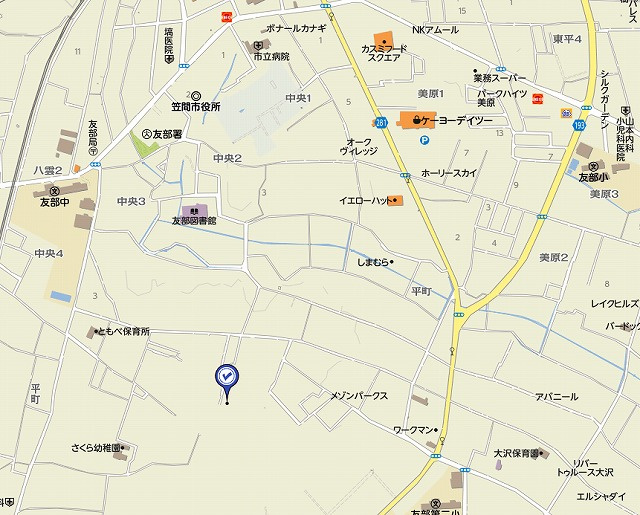 グラシア佳つるの地図
