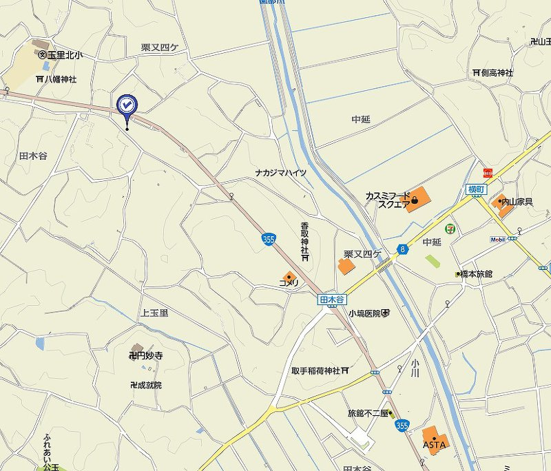 ローザ フェリーチェの地図