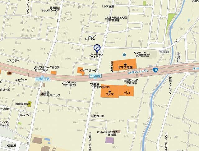 ＧＲＡＣＩＡ 俊 Ａの地図