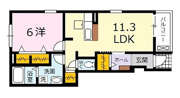 セレーノ　Hの間取り