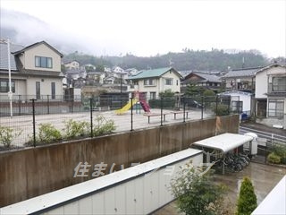 ヒルズ・レインボー　Ｂの展望|募集のお部屋（203号室）からの眺望です！