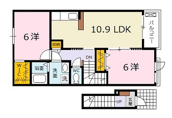 ヒルズ・レインボー　Ｂの間取り