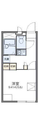 レオパレスエルパセオⅢの間取り