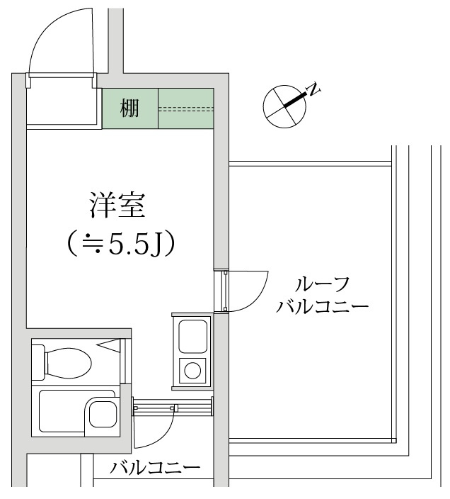 シャトル・ハイムⅠの間取り