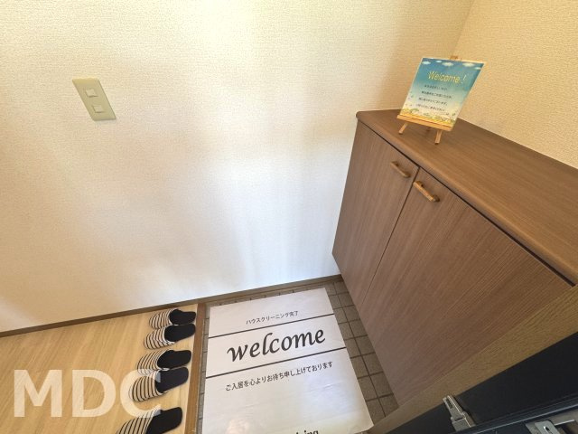 ルミナス山城　A棟の玄関