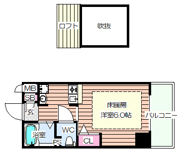 【間取り】 | エステムコート新大阪Ⅲステーションプラザ