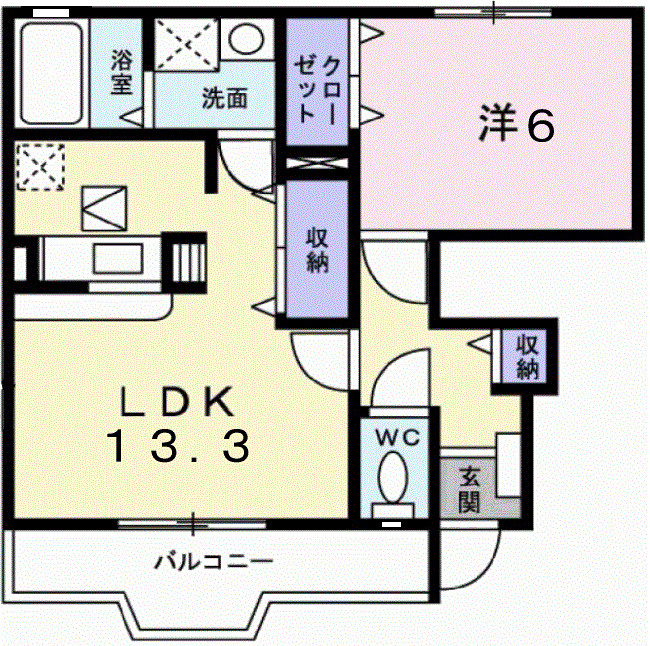 プラシードの間取り