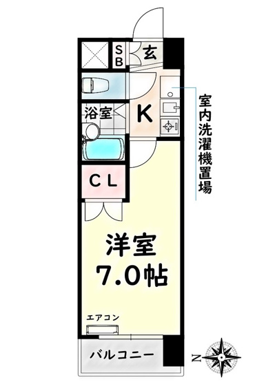 【間取り】 | レジデンスフクザワⅡ【名古屋市賃貸・宅配ボックス】