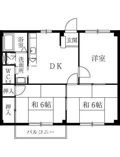 【間取り】 | カサグラシアＡ