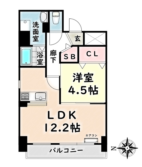 【間取り】 | Shibata PalaceⅧ【名古屋市賃貸・浴室乾燥機】