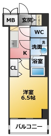 S-RESIDENCE名駅北alesia(アレシア)の間取り