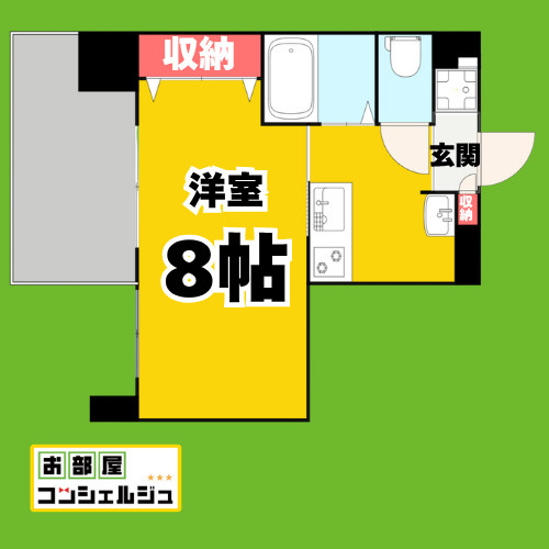 パルティール上前津の間取り