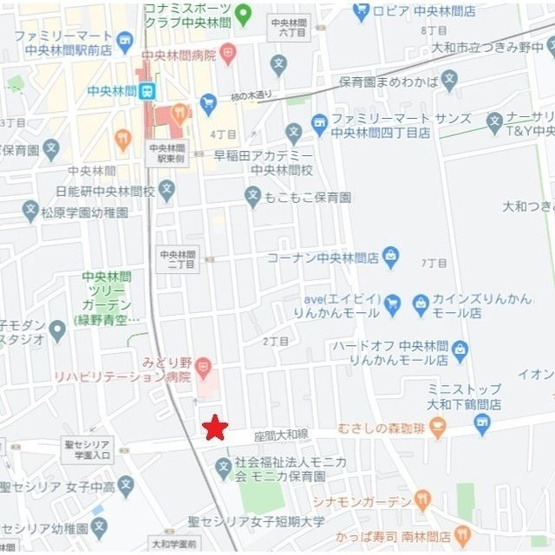 【地図】 | ベルメール中央林間(ベルメールチュウオウリンカン)