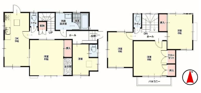 【間取り】 | 水回り新品！高崎市棟高町中古