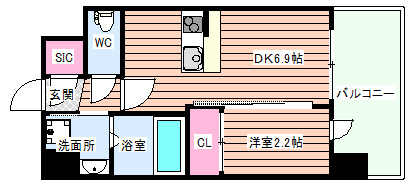 【間取り】 | セレニテ十三ミラク