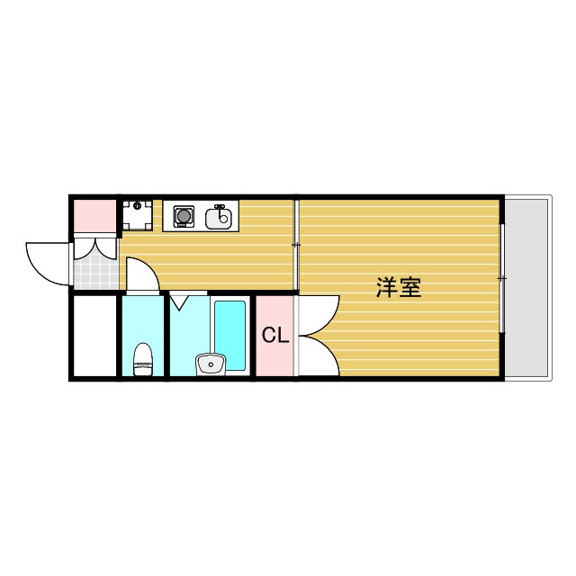 R・マンションの間取り