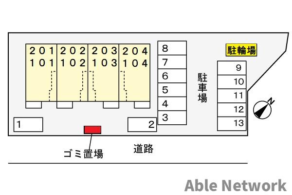 チェリーブロッサムの区画図