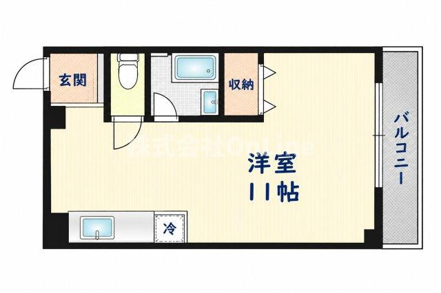 エスパス南巽の間取り