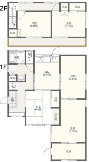 【間取り】 | 東京都町田市大蔵町1775-1戸建(トウキョウトマチダシオオクラマチ1775-1コダテ)