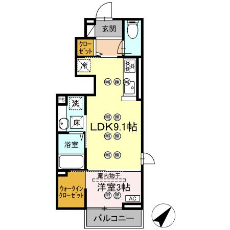 【間取り】 | アジュール金古曽