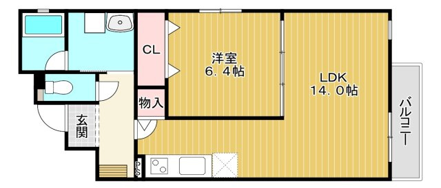 【間取り】 | ヴァンヴェール楠根