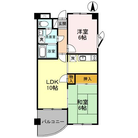 サンハイツ１の間取り