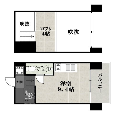 是空天王寺の間取り