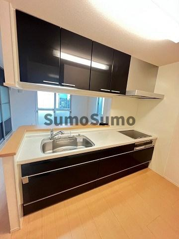 尼崎市田能３丁目のアパートのキッチン|きれいなキッチンです