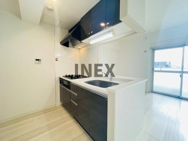 厚木市栄町１丁目の賃貸マンションのキッチン