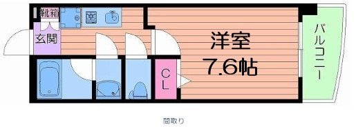 【間取り】 | ルクレ阿波座レジデンス