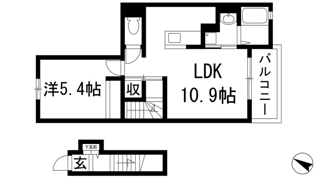 【間取り】 | ノホ・エルア昆陽