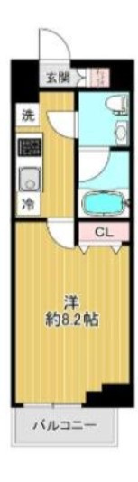 AZEST梅島の間取り|間取りです。