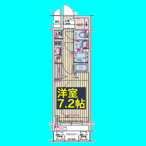 プレサンス東別院駅前Ⅱの間取り