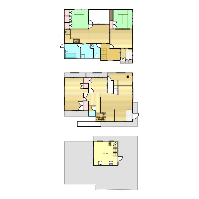 沖縄市宮里戸建の間取り