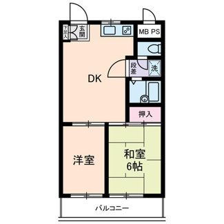 【間取り】 | 三桃マンション | 間取りです。